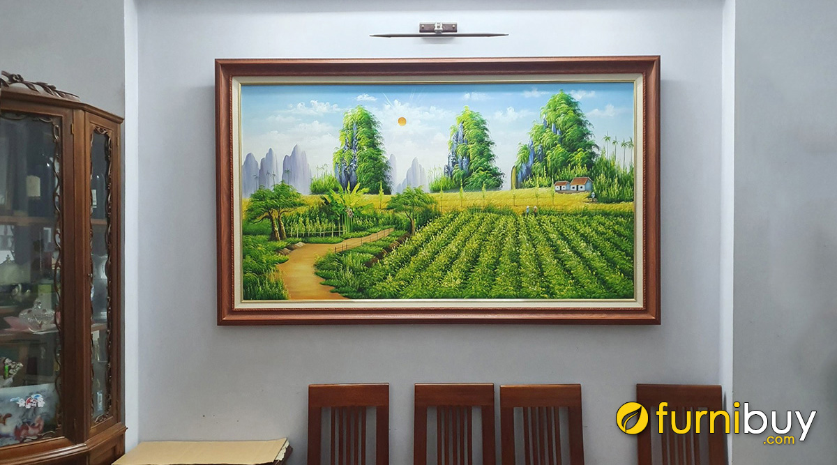 Cách Treo Tranh Âm Tường Xưởng Tranh Tuệ Dương Chuẩn Đẹp Nhất image-1748276803588