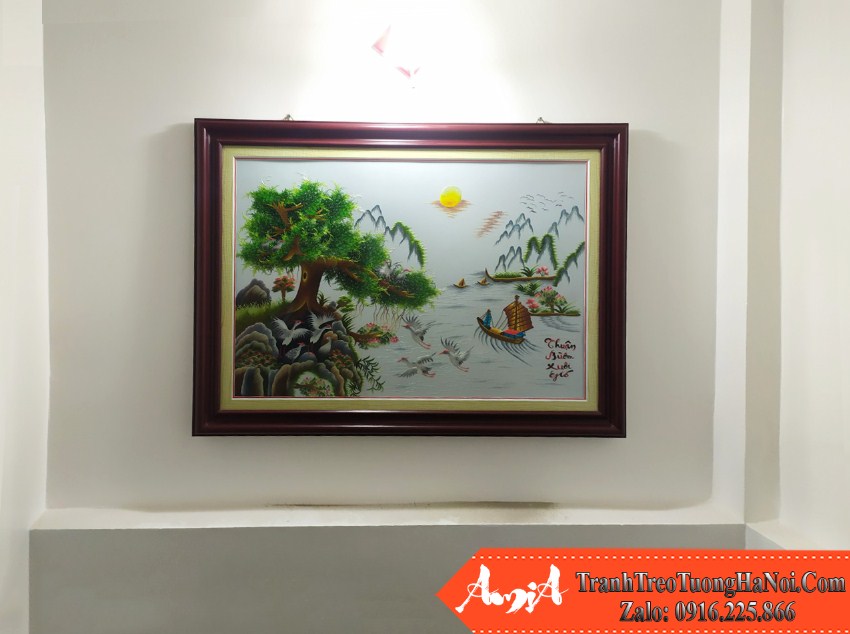Cách Treo Tranh Âm Tường Xưởng Tranh Tuệ Dương Chuẩn Đẹp Nhất image-1748276806445