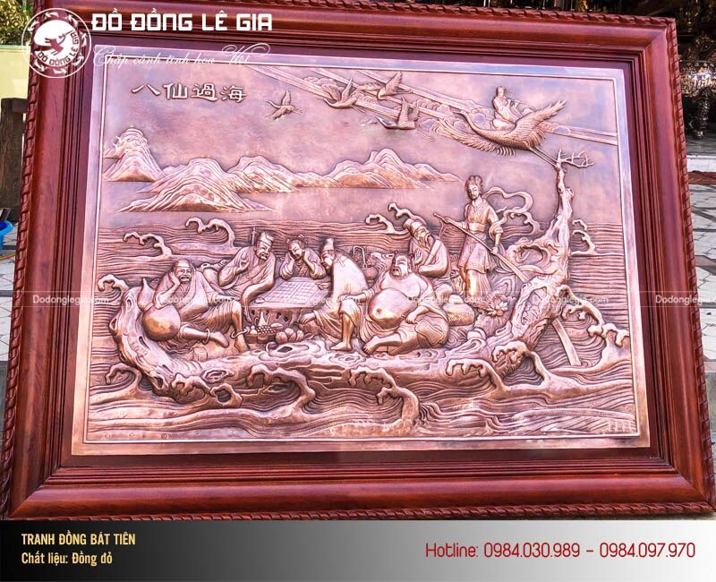 Cách Treo Tranh Bát Tiên Tại Xưởng Tranh Tuệ Dương Hợp Phong Thủy image-1748277385225