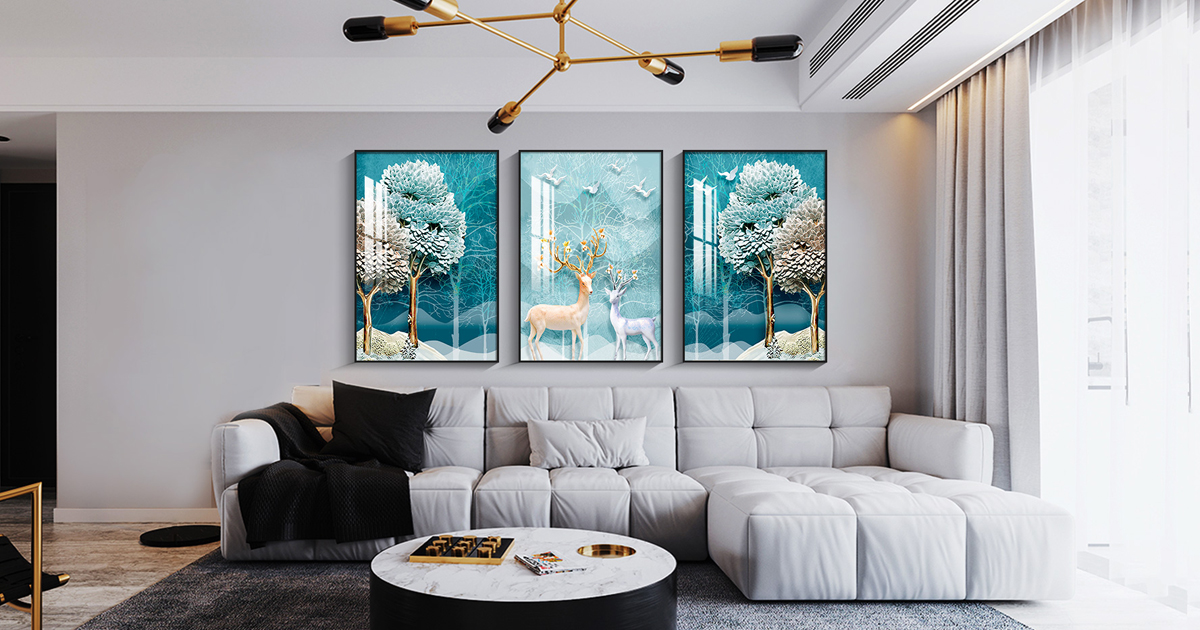 Cách Treo Tranh Lên Tường Xưởng Tranh Tuệ Dương: Hướng Dẫn Chi Tiết Từ A Đến Z image-1748276469148