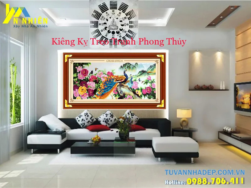 Cách Treo Tranh Ở Phòng Khách Tại Xưởng Tranh Tuệ Dương image-1748276990048