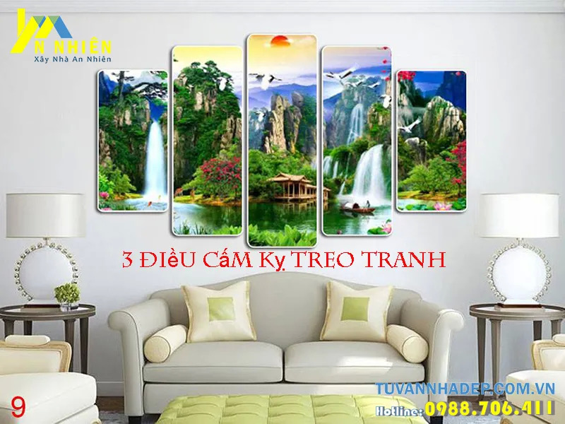 Cách Treo Tranh Phòng Khách Đẹp Xưởng Tranh Tuệ Dương image-1748276550536