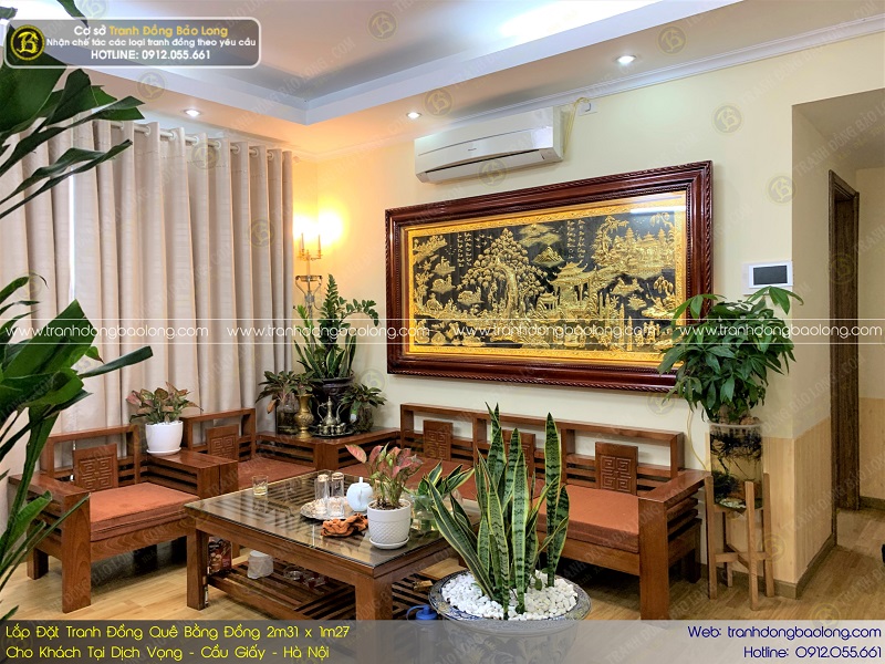 Cách Treo Tranh Phòng Khách Đẹp Xưởng Tranh Tuệ Dương image-1748276662589