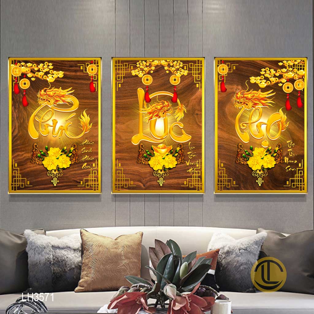 Cách Treo Tranh Phúc Lộc Thọ Xưởng Tranh Tuệ Dương Chuẩn Phong Thủy image-1748276378430