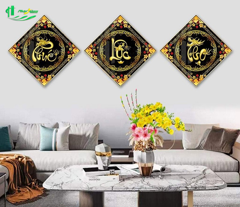 Cách Treo Tranh Phúc Lộc Thọ Xưởng Tranh Tuệ Dương Chuẩn Phong Thủy image-1748276380559