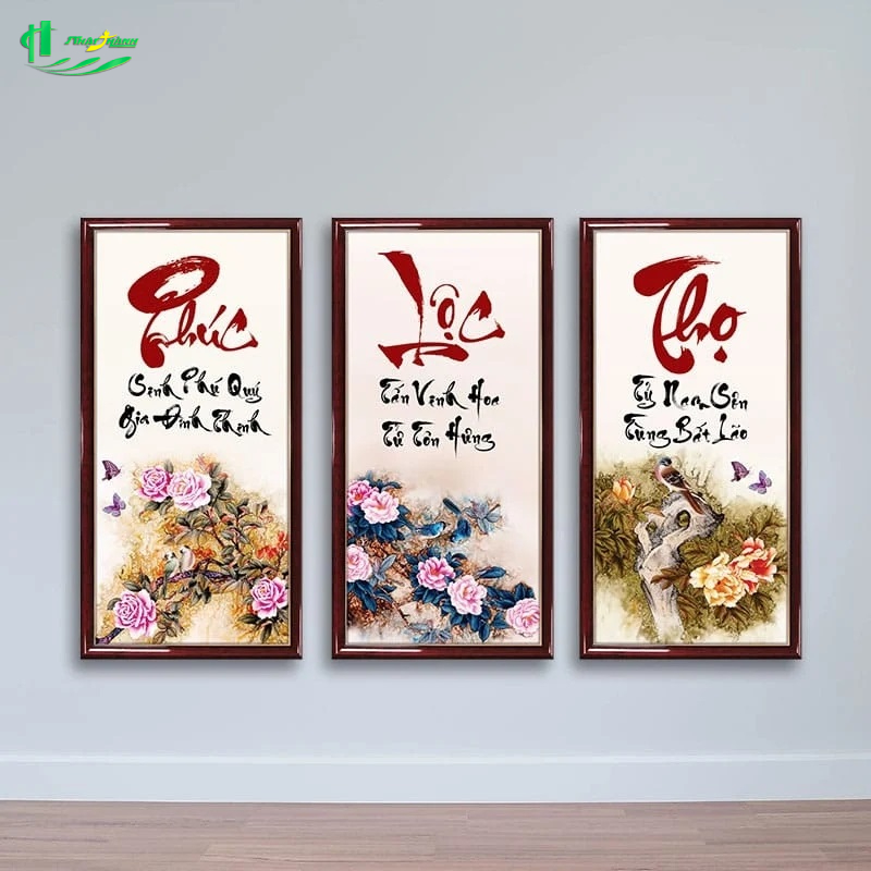 Cách Treo Tranh Phúc Lộc Thọ Xưởng Tranh Tuệ Dương Đúng Phong Thủy image-1748276500173