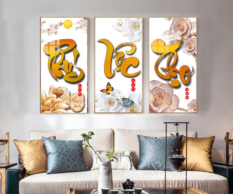 Cách Treo Tranh Phúc Lộc Thọ Xưởng Tranh Tuệ Dương Đúng Phong Thủy image-1748276504186
