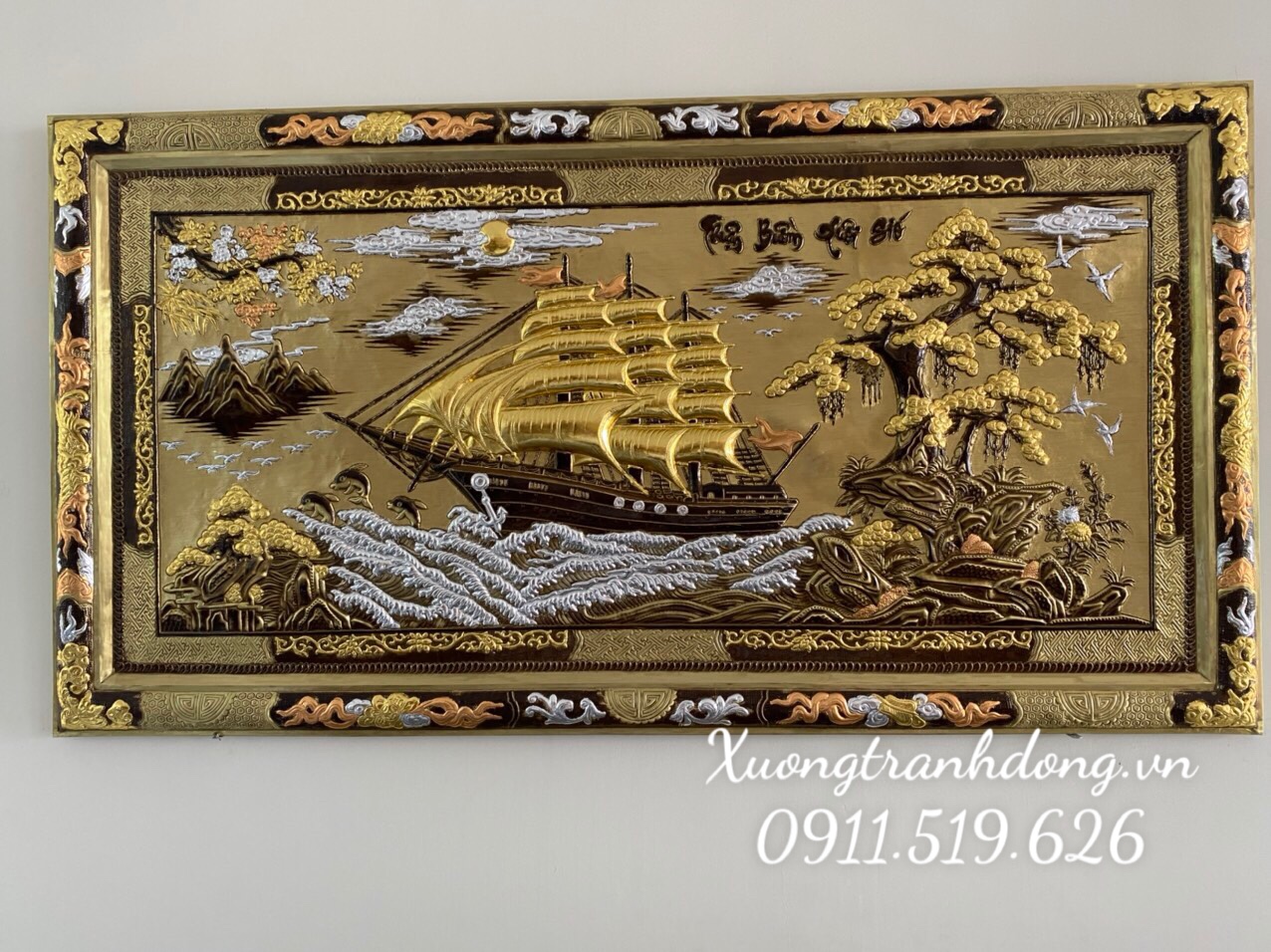 Cách Treo Tranh Thuận Buồm Xuôi Gió Xưởng Tranh Tuệ Dương Chuẩn Phong Thủy image-1748276302359