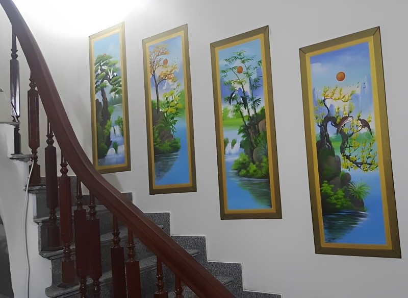 Cách Treo Tranh Tứ Quý Xuân Hạ Thu Đông Xưởng Tranh Tuệ Dương image-1748276215708