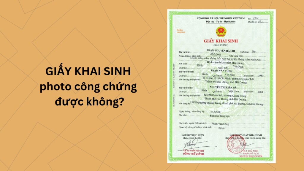 Giấy Khai Sinh Bản Photo Có Được Không? Giải Đáp Từ TimChuyenBay.com image-1753112512066